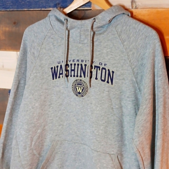 University of Washington Hoodie 2XL Champion sweatshirt grey - Picture 2 of 6